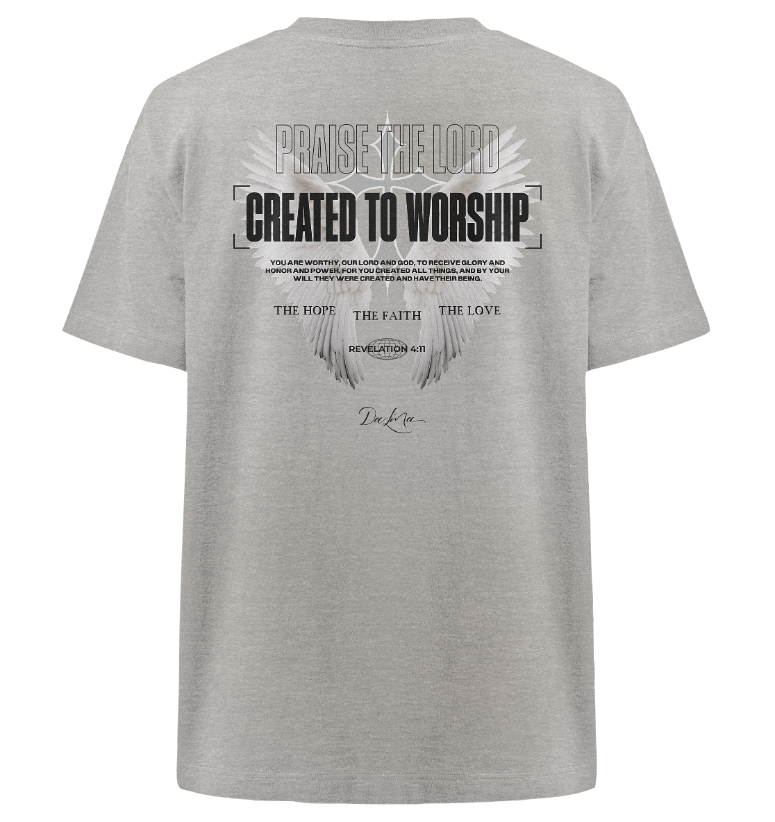 Created to worship - Heavy Oversized Shirt