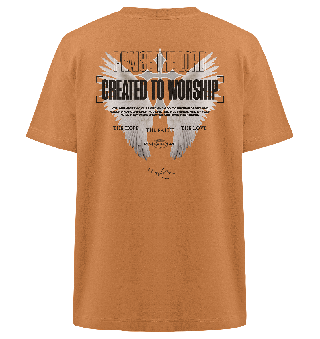 Created to worship - Heavy Oversized Shirt