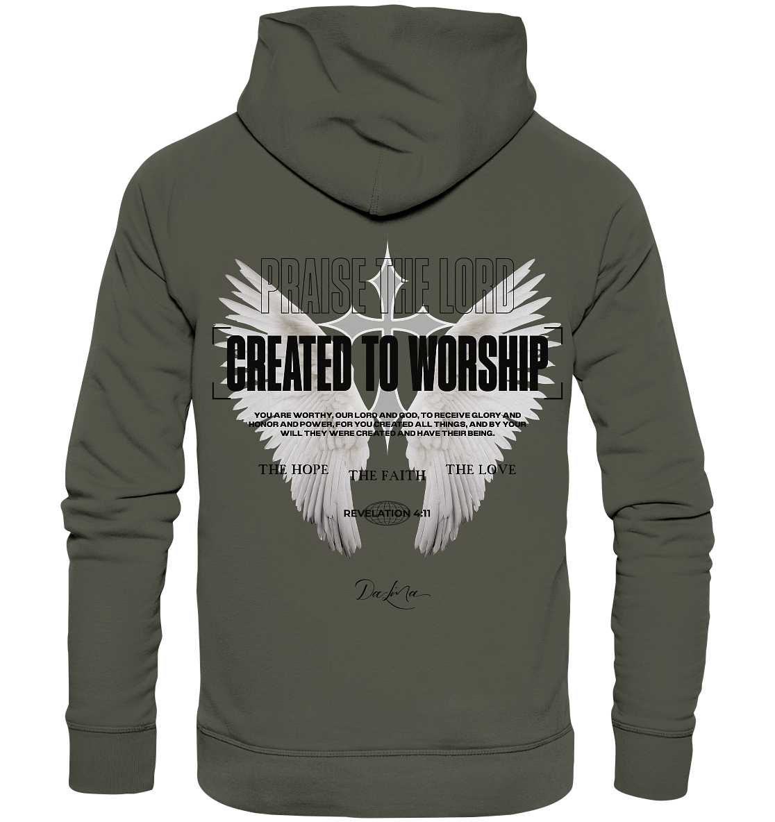 Created to worship - Premium Hoodie