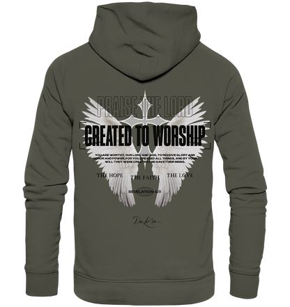 Created to worship - Premium Hoodie