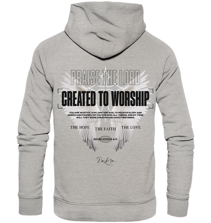 Created to worship - Premium Hoodie