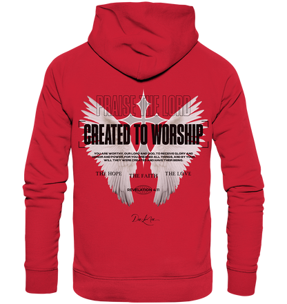 Created to worship - Premium Hoodie