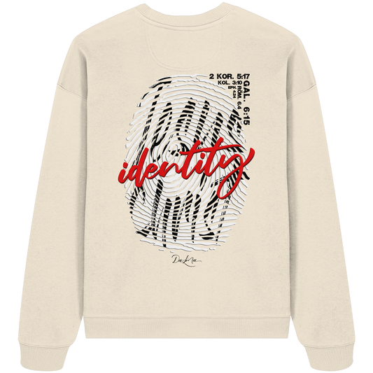 Jesus Christ Identity - Premium Oversize Sweatshirt