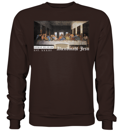 Abendmahl Jesu - Basic Sweatshirt