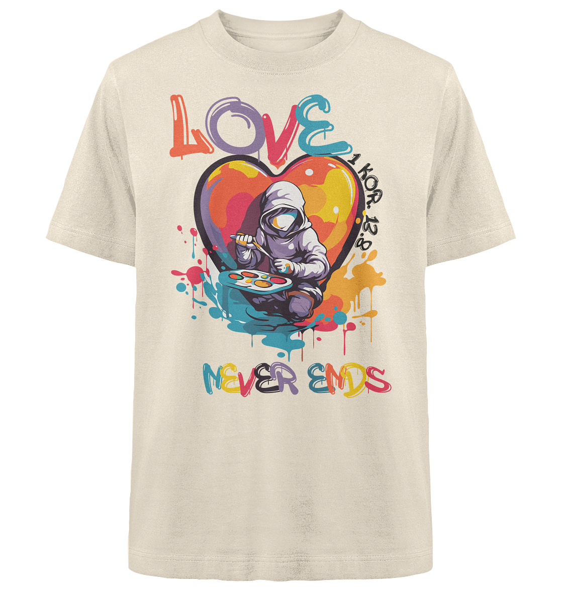 Love never ends - Heavy Oversized Shirt