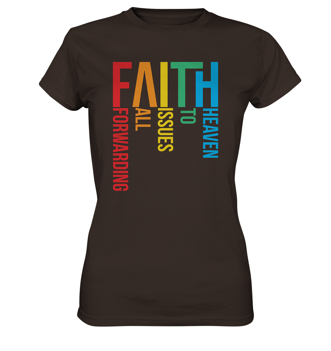 Faith (Abbreviatur) - Damen Shirt