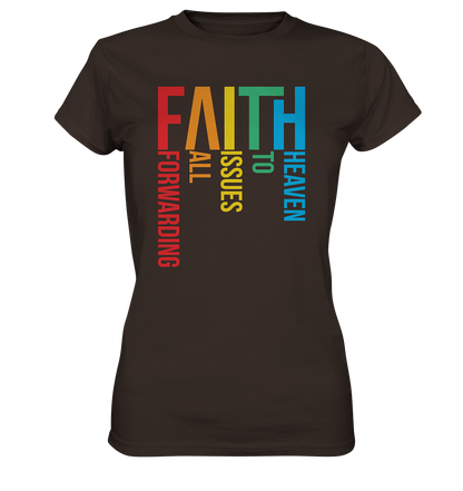 Faith (Abbreviatur) - Damen Shirt