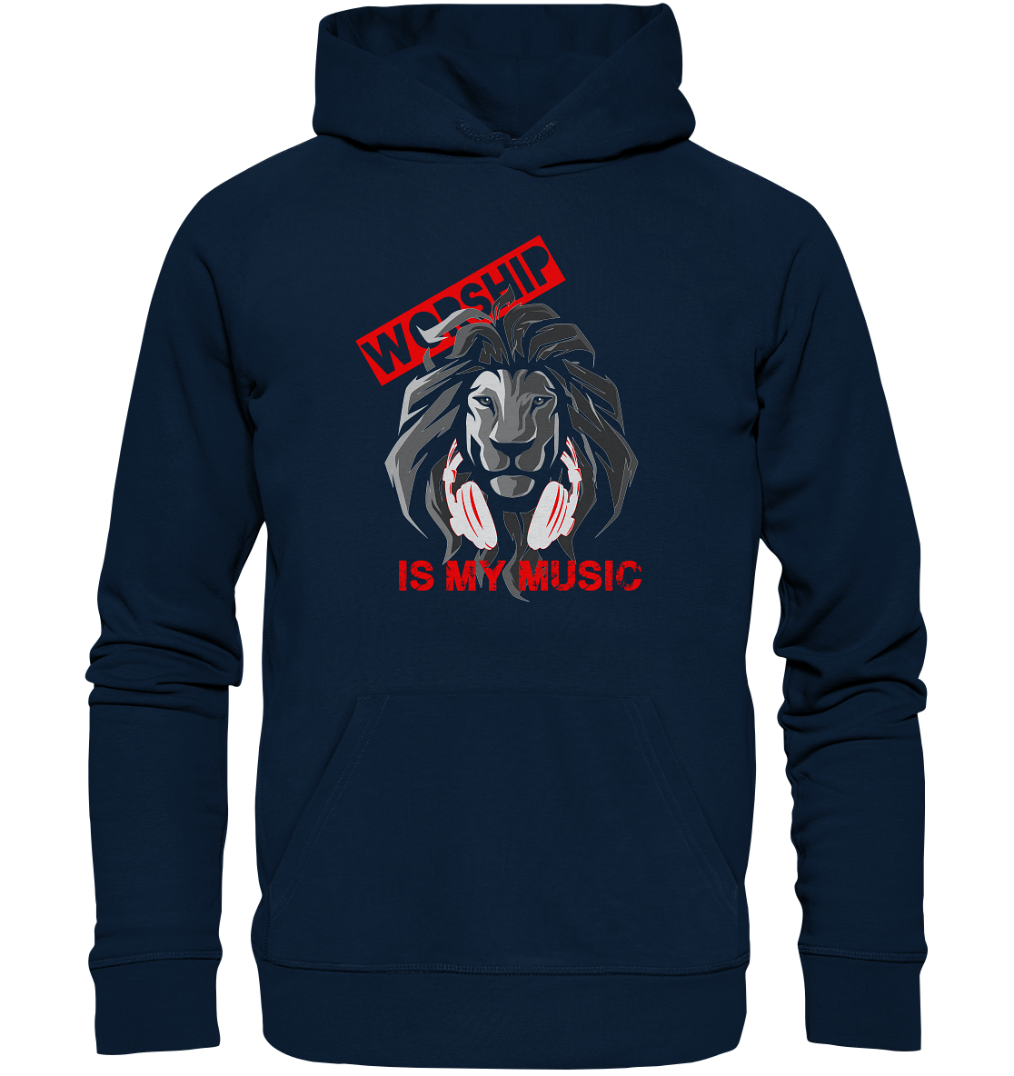 Worship is my music - Premium Hoodie