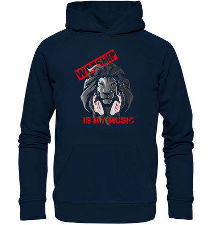 Worship is my music - Premium Hoodie