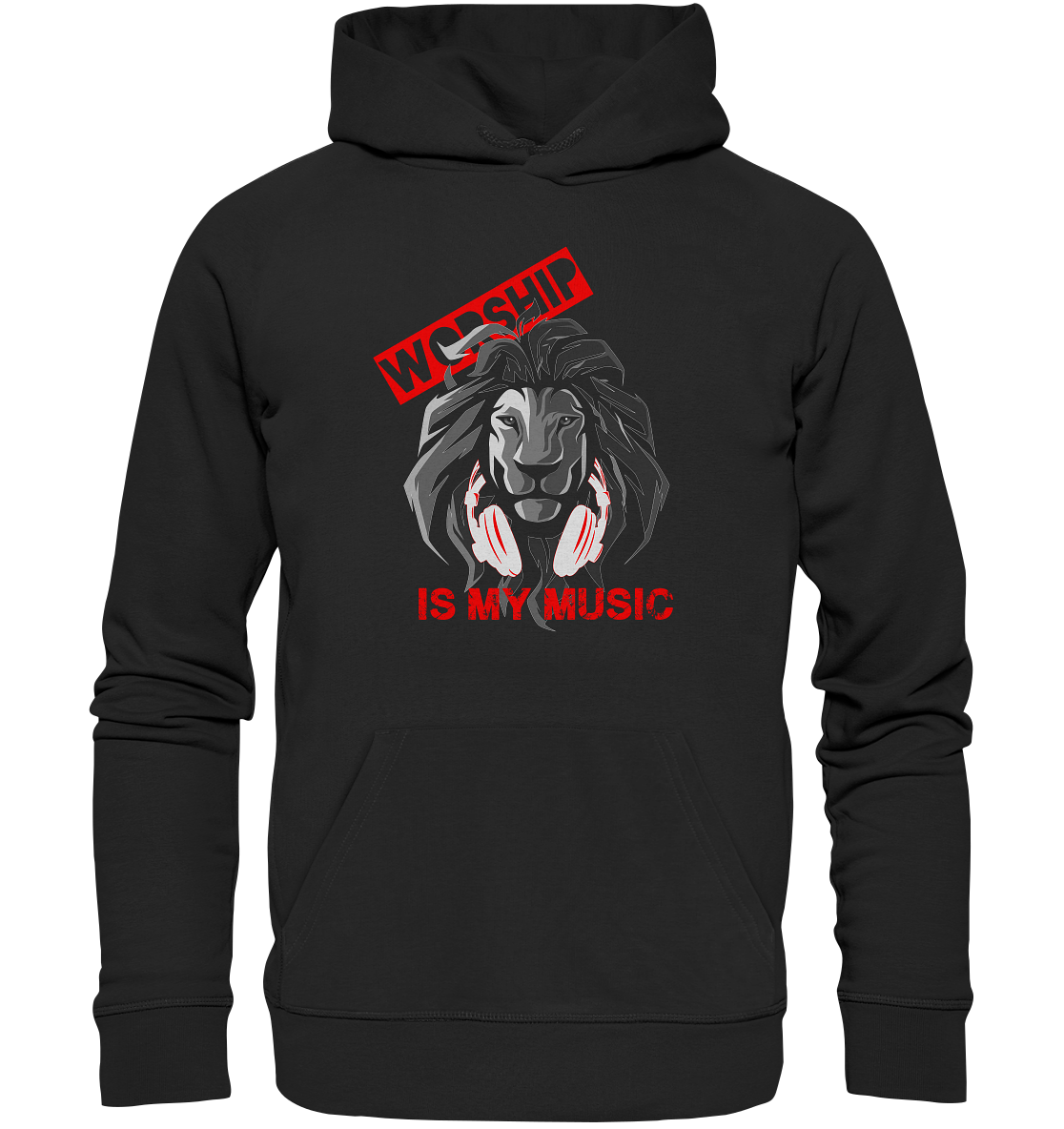 Worship is my music - Premium Hoodie