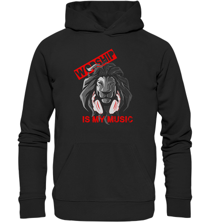 Worship is my music - Premium Hoodie