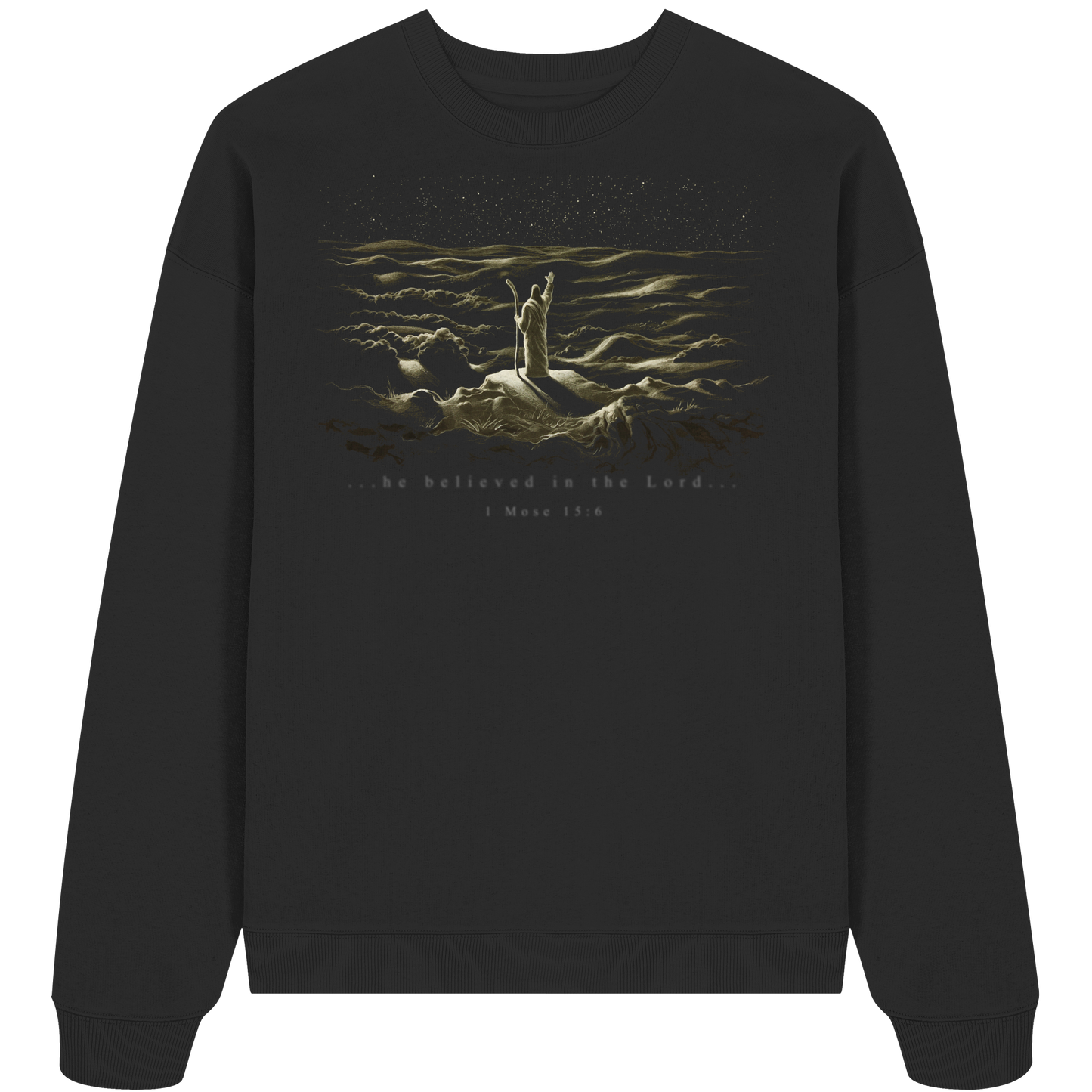 Father of faith - Premium Oversized Sweatshirt