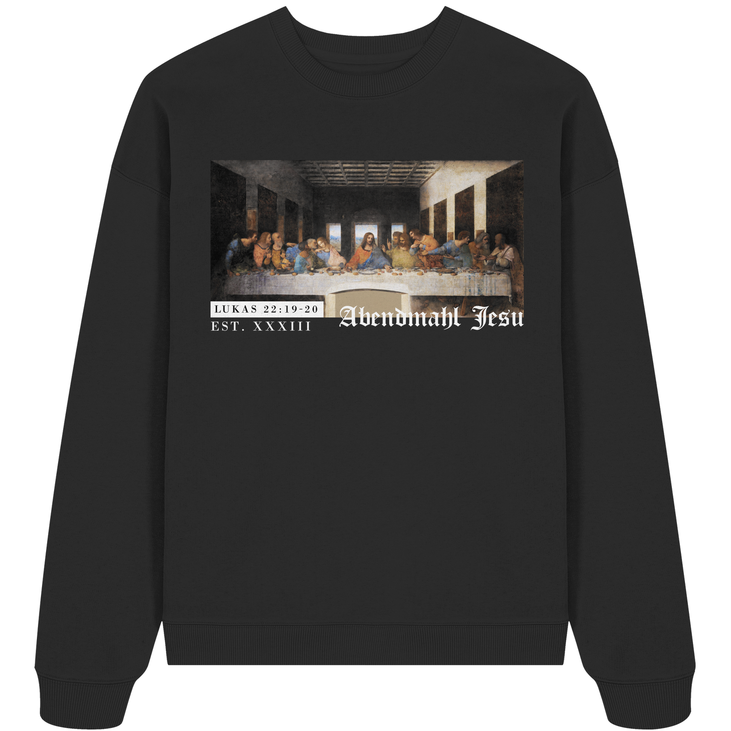 Abendmahl Jesu - Premium Oversize Sweatshirt