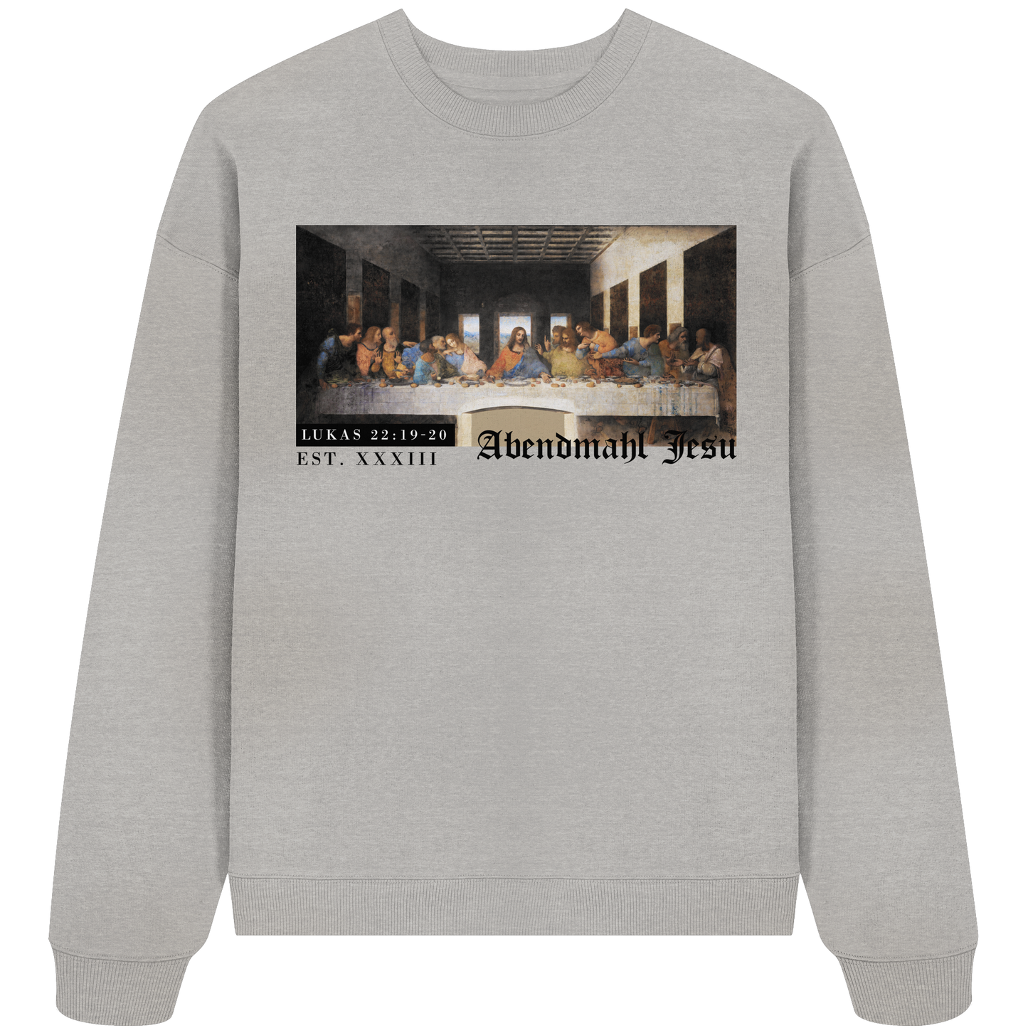 Abendmahl Jesu - Premium Oversize Sweatshirt