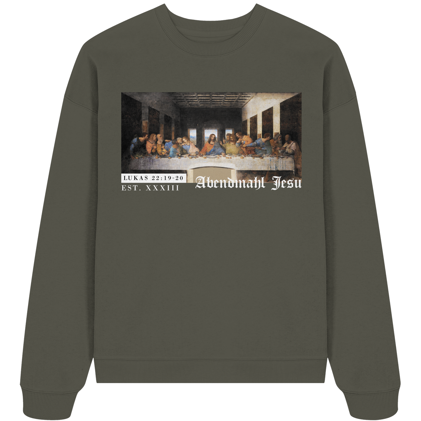 Abendmahl Jesu - Premium Oversize Sweatshirt