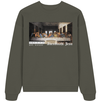 Abendmahl Jesu - Premium Oversize Sweatshirt