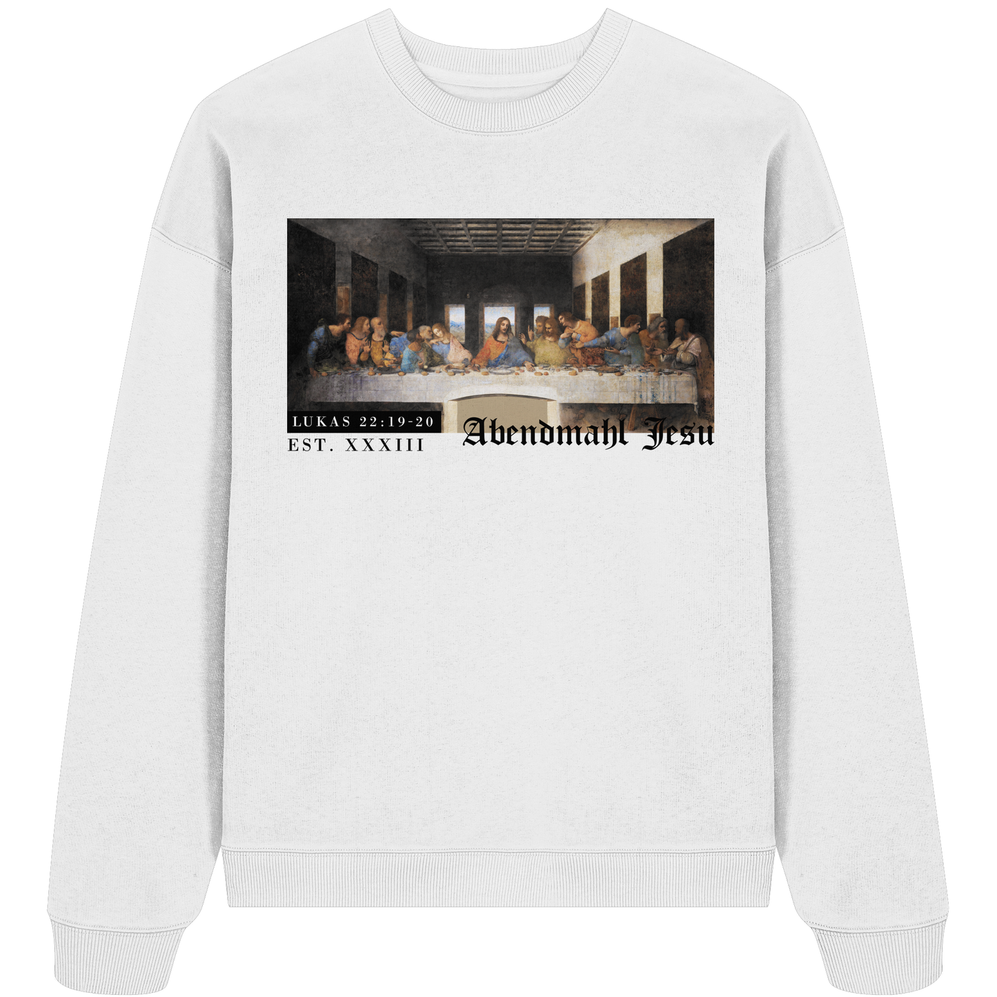 Abendmahl Jesu - Premium Oversize Sweatshirt